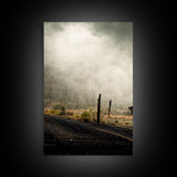 Abandoned Ghost Town, Wild America, 3 Piece Wall Art, Ready To Hang Canvas Print, Cool Living Room Wall Art Decor