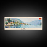 Bar Montenegro Travel Print Wall Art, Panoramic City Art, Travel Art, Wall Decor, Vacation Gift, Framed Canvas Print Or Metal Art