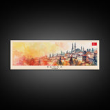 Bursa Turkey Travel Print Wall Art, Panoramic City Art, Travel Art, Wall Decor, Vacation Gift, Framed Canvas Print Or Metal Art