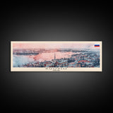 Kuopio Finland Wall Art, Panoramic Travel Poster, Panoramic Framed Canvas Print, City Wall Art, Wall Hanging Home Decor, Travel Art