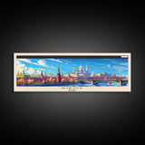 Kirov Russia Travel Art, City Art, Framed Canvas Print or Metal Wall Art, Europe Travel Poster, Panoramic Wall Art, Extra Wide Wall Art