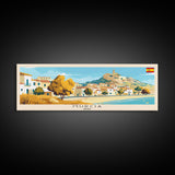 Murcia Spain Travel Art, City Art, Framed Canvas Print or Metal Wall Art, Europe Travel Poster, Panoramic Wall Art, Extra Wide Wall Art