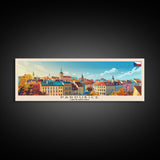 Pardubice Czech Republic Travel Art, City Art, Framed Canvas Print or Metal Wall Art, Europe Travel Poster, Panoramic Wall Art, Extra Wide Wall Art