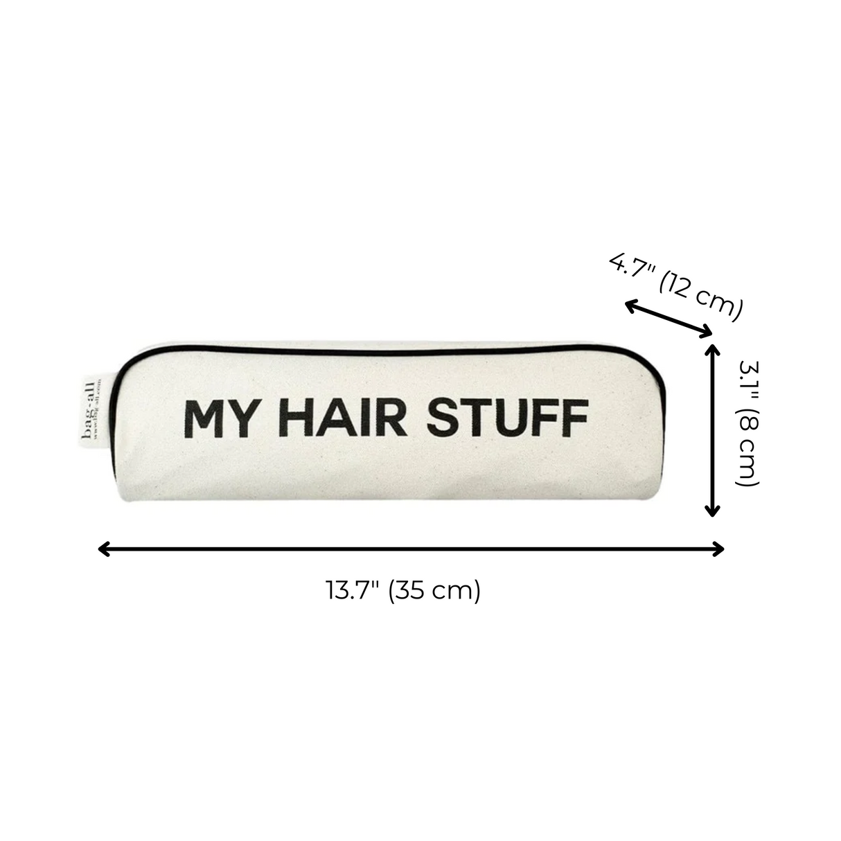 Hair Stuff Travel Case, Cream