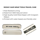 Roomy Hair Wrap Tools Travel Case, Cream