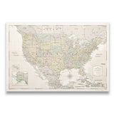 Push Pin USA Map Pin Board - Desert Sunrise - Pins Included!