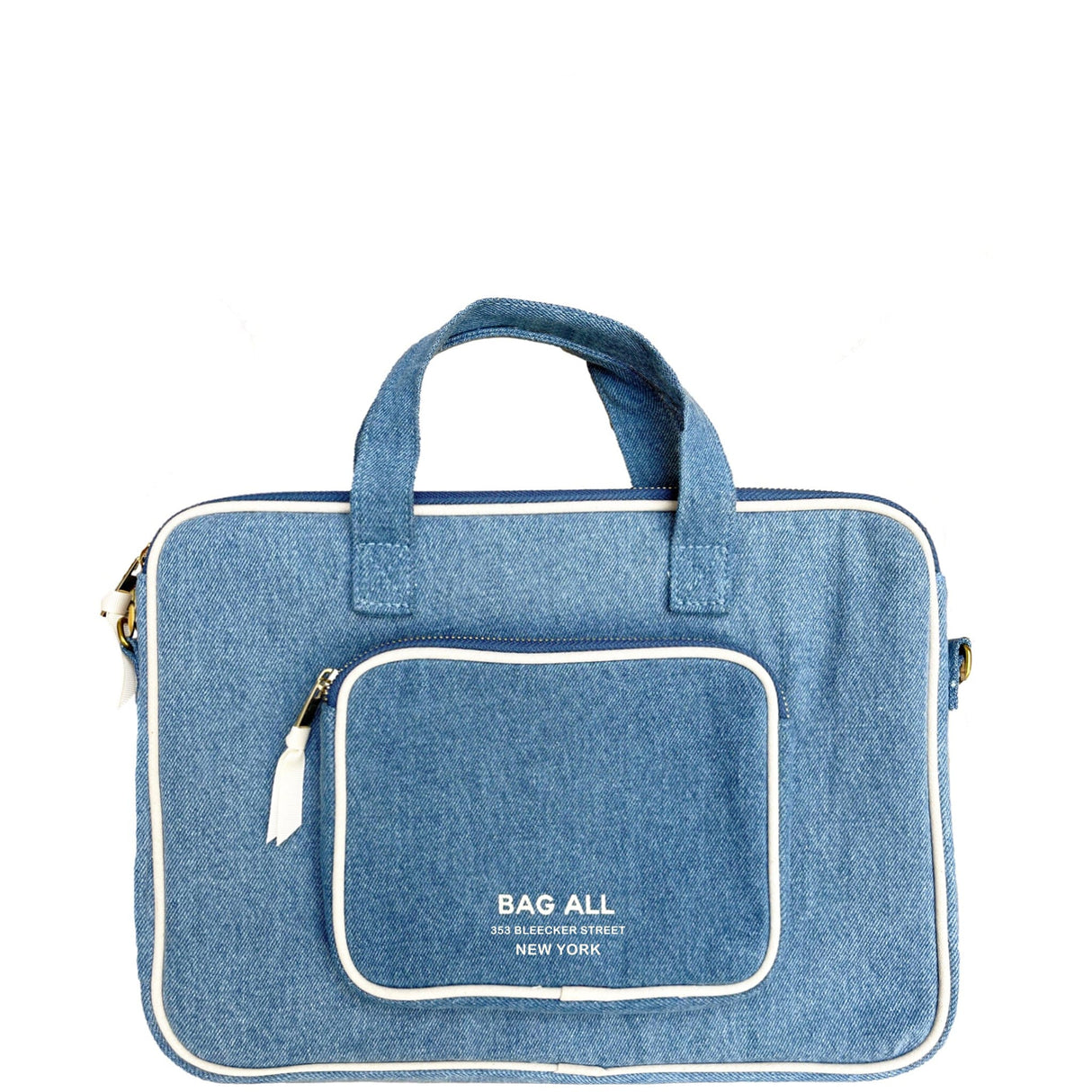 Laptop Case 13", Handle & Charger Pocket, Denim