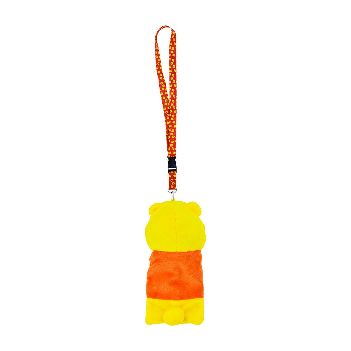 Disney Winnie the Pooh Plush Lanyard, ID Card and Badge Holder, Yellow