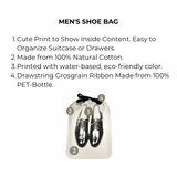 Men's Shoe Bag, Cream