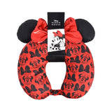 Disney Minnie Mouse Red Travel Neck Pillow 3D Ears and Bow