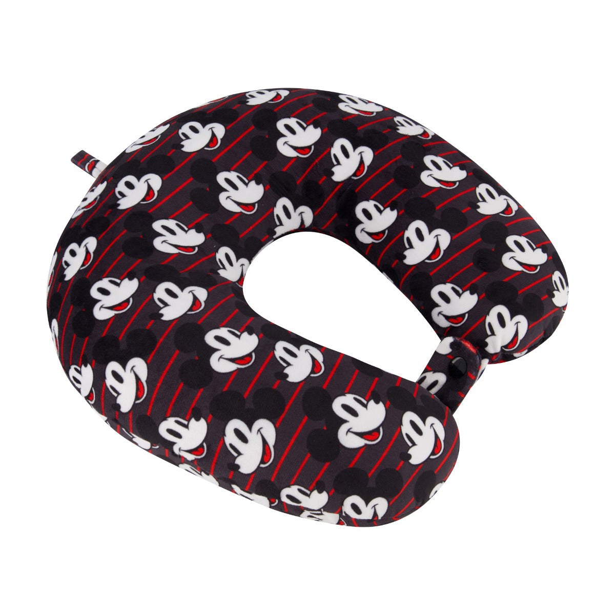 Disney Mickey Mouse Travel Neck Pillow with Snap