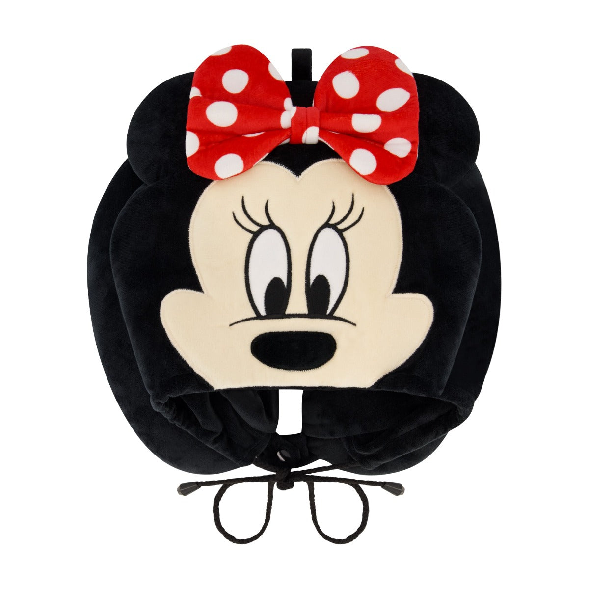 Disney Minnie Mouse Travel Neck Pillow Hoodie, Black