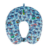 Stitch Kids Neck Pillow Light Blue