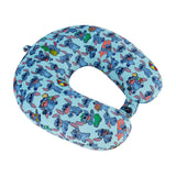 Stitch Kids Neck Pillow Light Blue