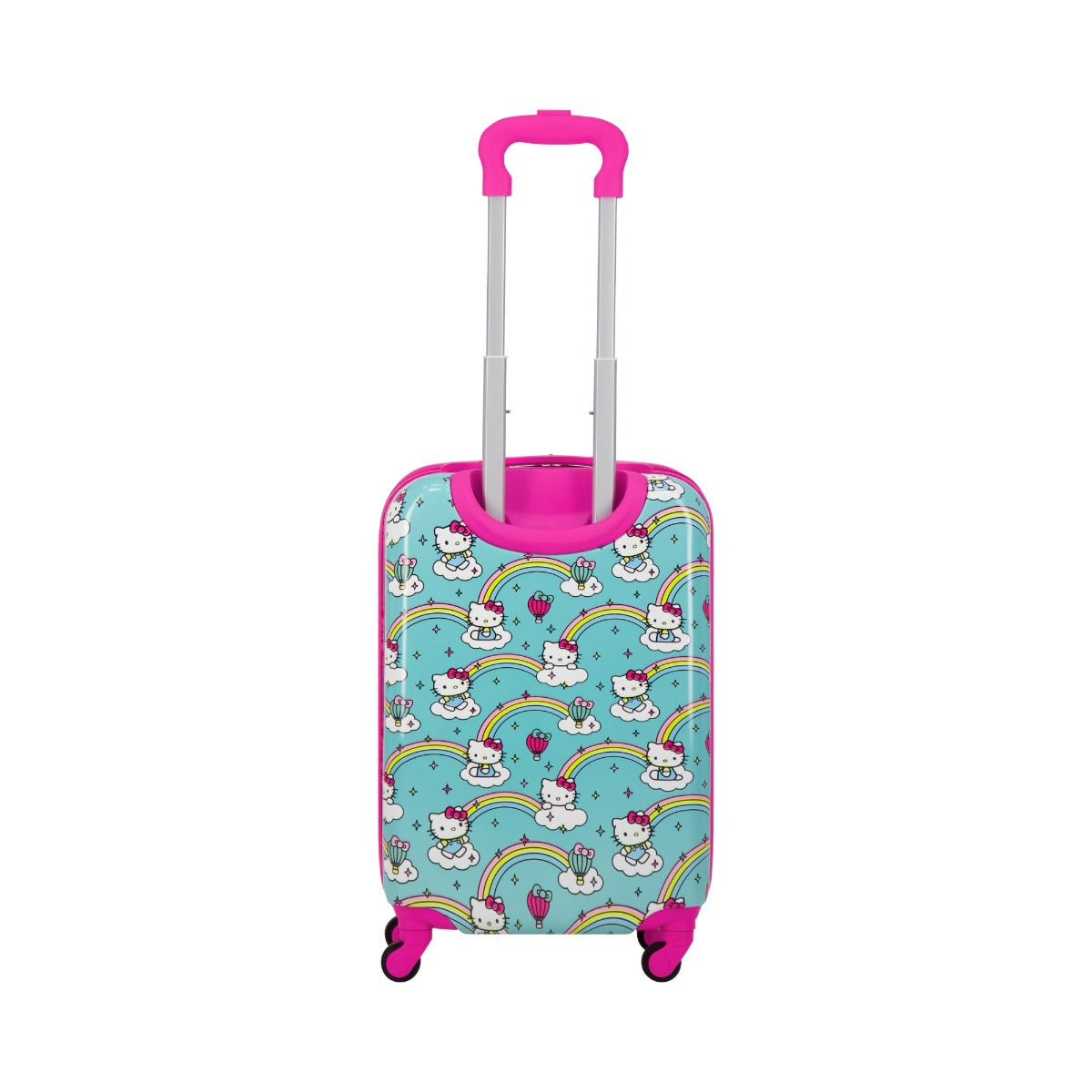 Hello Kitty Rainbows Kids 21" Sky Blue Carry-on Luggage