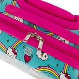 Hello Kitty Rainbows Kids 21" Sky Blue Carry-on Luggage