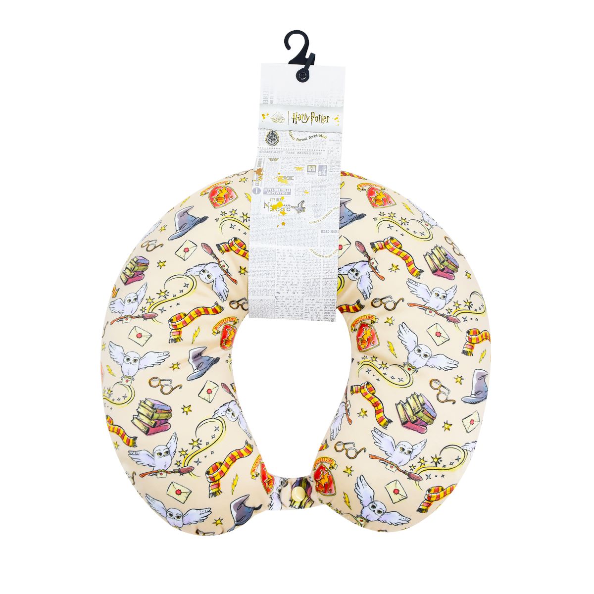 Harry Potter All over Print Memory Foam Travel Neck pillow