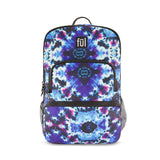 Terrace Laptop Backpack Blue Purple Tie-Dye