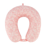 Hello Kitty All-over Memory Foam Travel Neck Pillow, Pink