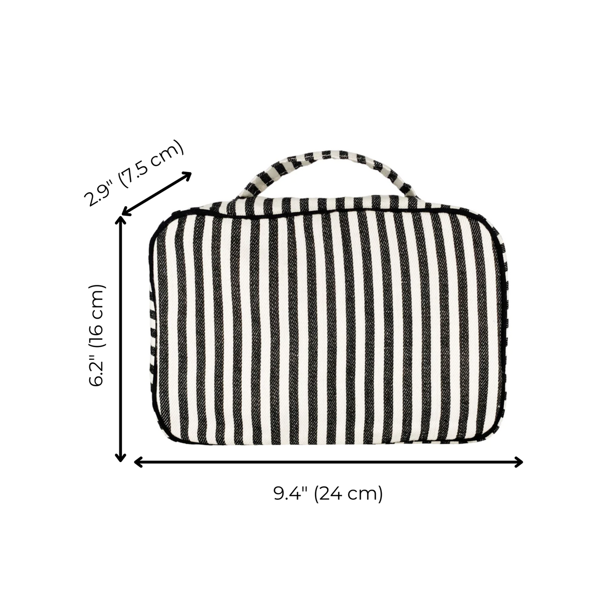 Folding/Hanging Toiletry Case, Striped