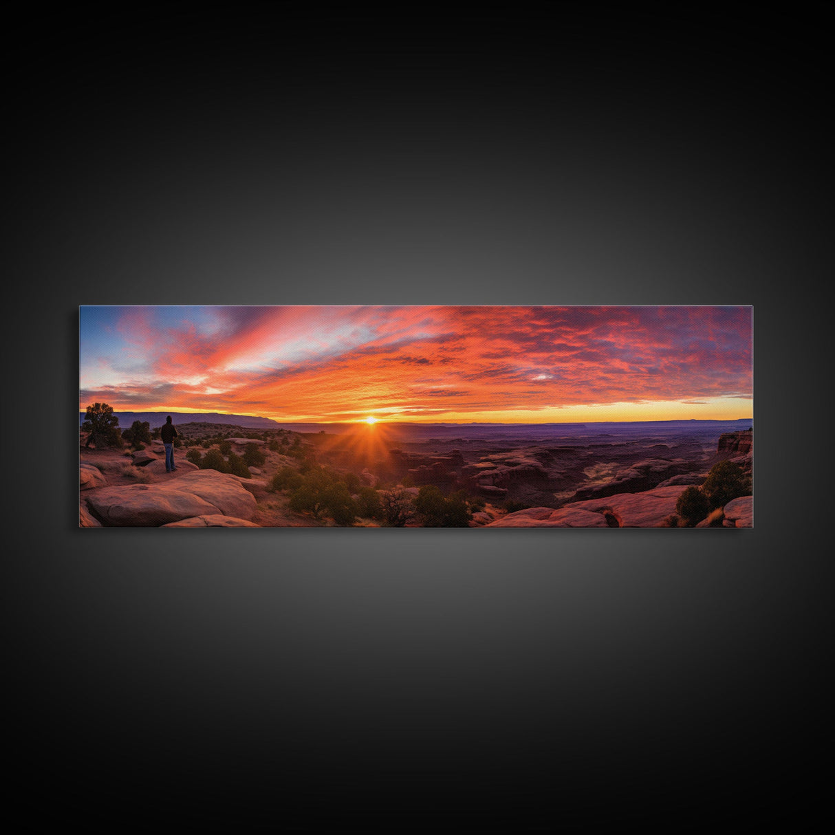 Panoramic of Canyonlands National Park, Extra Large Wall Art, Panoramic Wall Art, Panoramic Print, Landscape Photography, Landscape Print