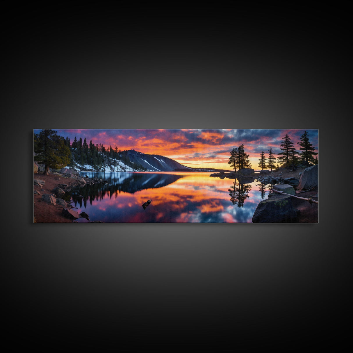 Panoramic of Crater Lake National Park, Extra Large Wall Art, Panoramic Wall Art, Panoramic Print, Landscape Photography, Landscape Print