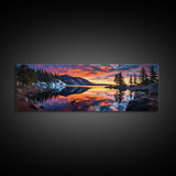 Panoramic of Crater Lake National Park, Extra Large Wall Art, Panoramic Wall Art, Panoramic Print, Landscape Photography, Landscape Print