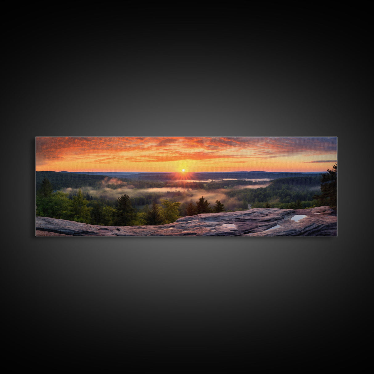 Panoramic of Cuyahoga Valley National Park, Extra Large Wall Art, Panoramic Wall Art, Panoramic Print, Landscape Photography Landscape Print