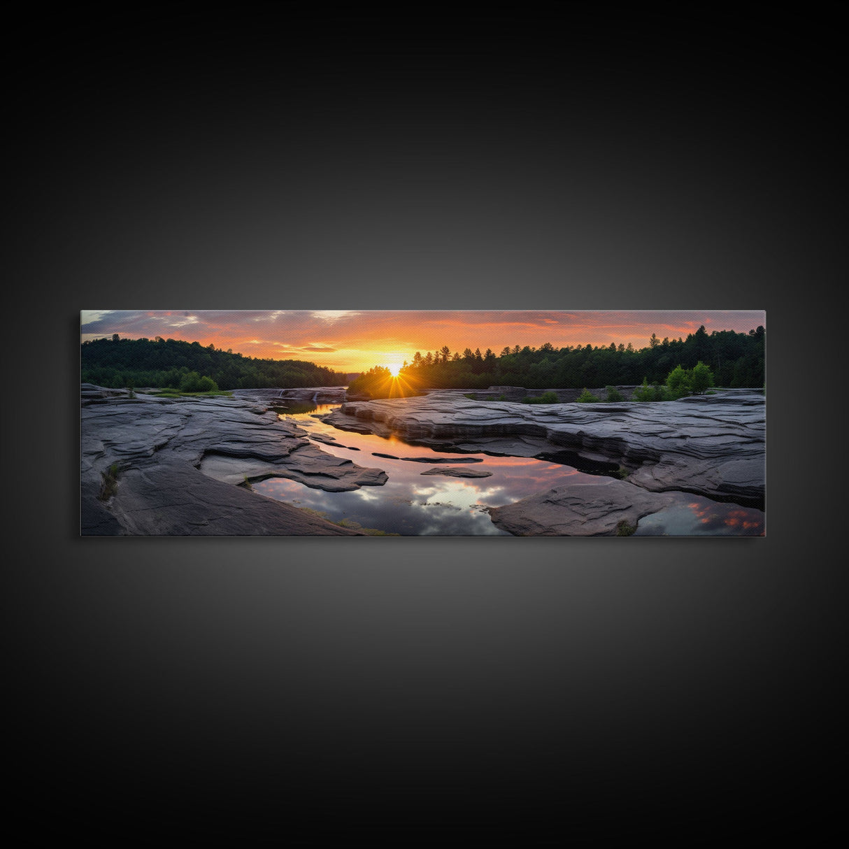 Panoramic of Cuyahoga Valley National Park, Extra Large Wall Art, Panoramic Wall Art, Panoramic Print, Landscape Photography Landscape Print