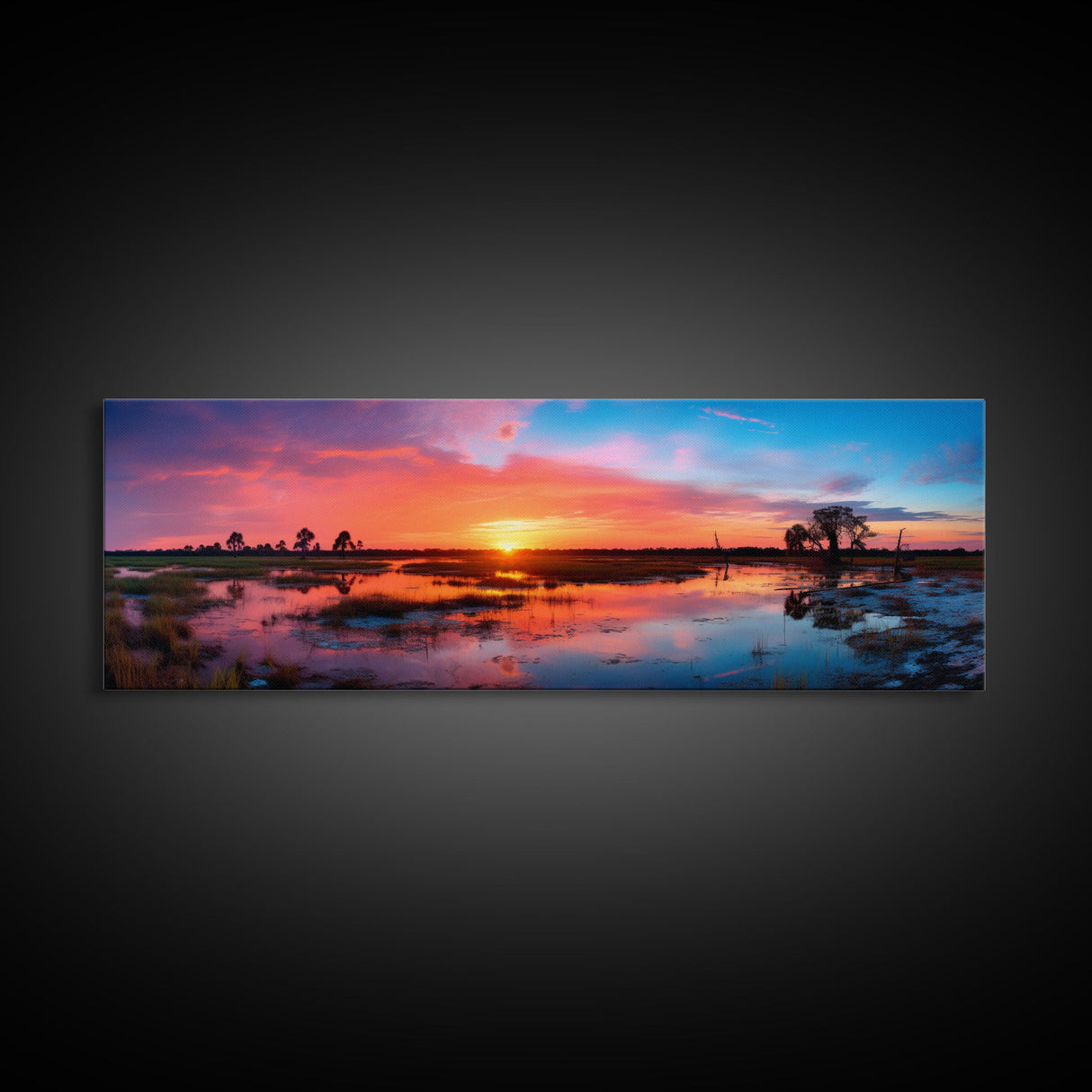 Panoramic of Everglades National Park, Extra Large Wall Art, Panoramic Wall Art, Panoramic Print, Landscape Photography, Landscape Print