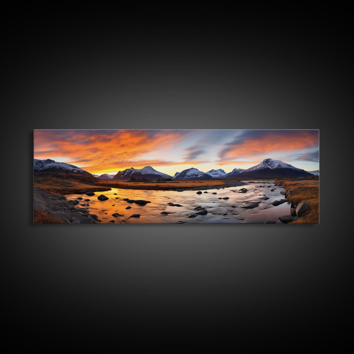 Panoramic of Gates Of The Arctic National Park , Extra Large Wall Art, Panoramic Wall Art, Panoramic Landscape Print, Landscape Photography