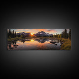 Panoramic of Glacier Bay National Park , Extra Large Wall Art, Panoramic Wall Art, Panoramic Landscape Print, Landscape Photography