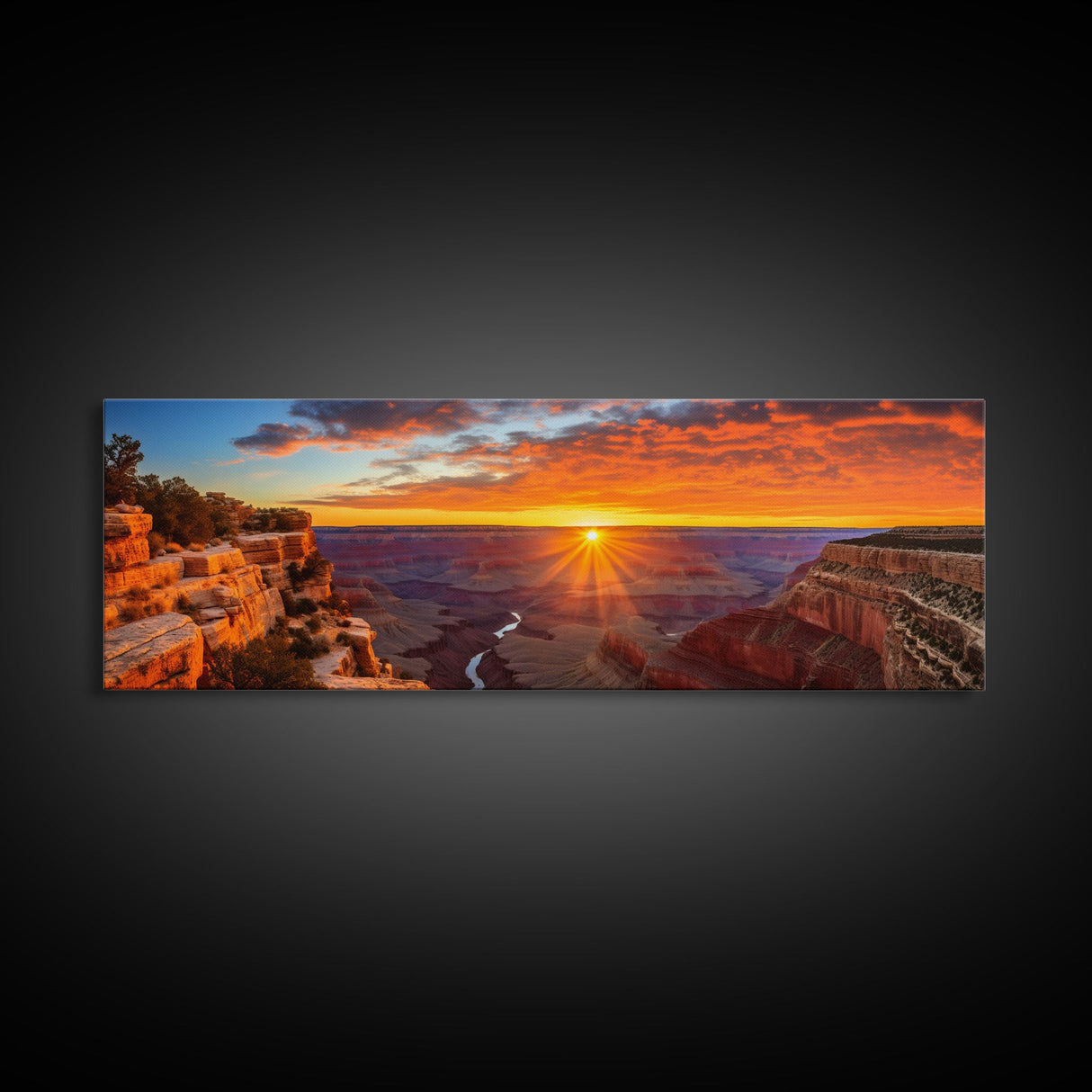 Panoramic of Grand Canyon National Park, Extra Large Wall Art, Panoramic Wall Art, Panoramic Landscape Print, Landscape Photography