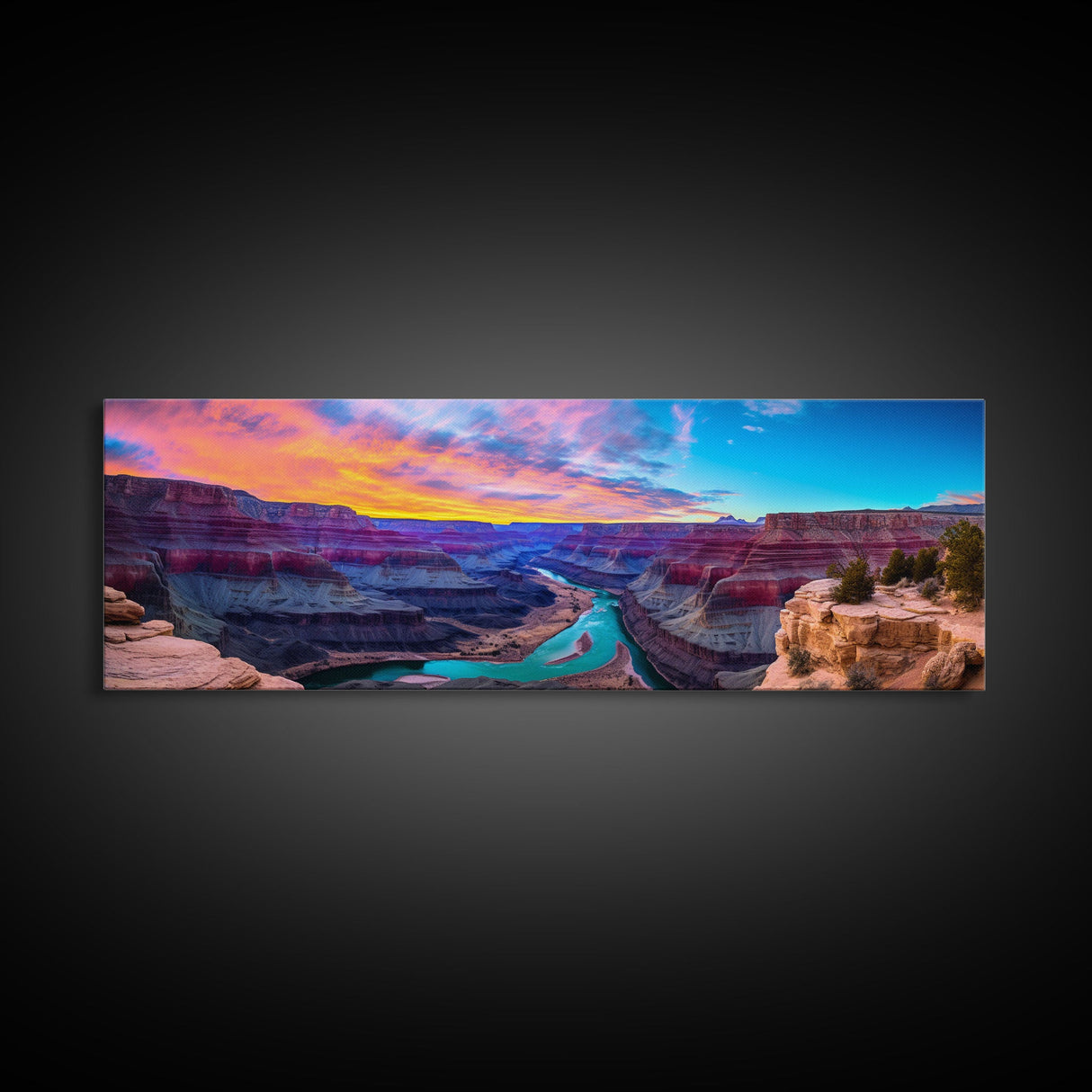 Panoramic of Grand Canyon National Park, Extra Large Wall Art, Panoramic Wall Art, Panoramic Print, Landscape Photography Landscape Print