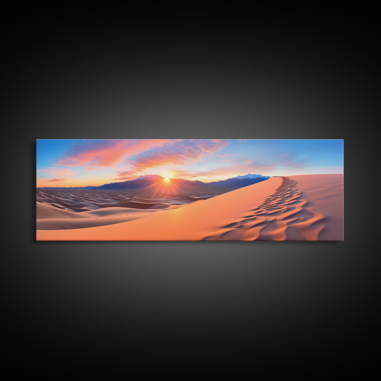 Panoramic of Great Sand Dunes National Park, Extra Large Wall Art, Panoramic Wall Art, Panoramic Landscape Print, Landscape Photography