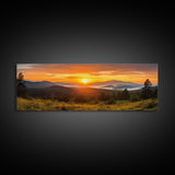 Panoramic of Great Smoky Mountains National Park, Extra Large Wall Art, Panoramic Wall Art, Panoramic Print, Landscape Photography Landscape