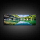 Panoramic of Hamilton Pool Texas, Extra Large Wall Art, Panoramic Wall Art, Panoramic Landscape Print, Landscape Photography