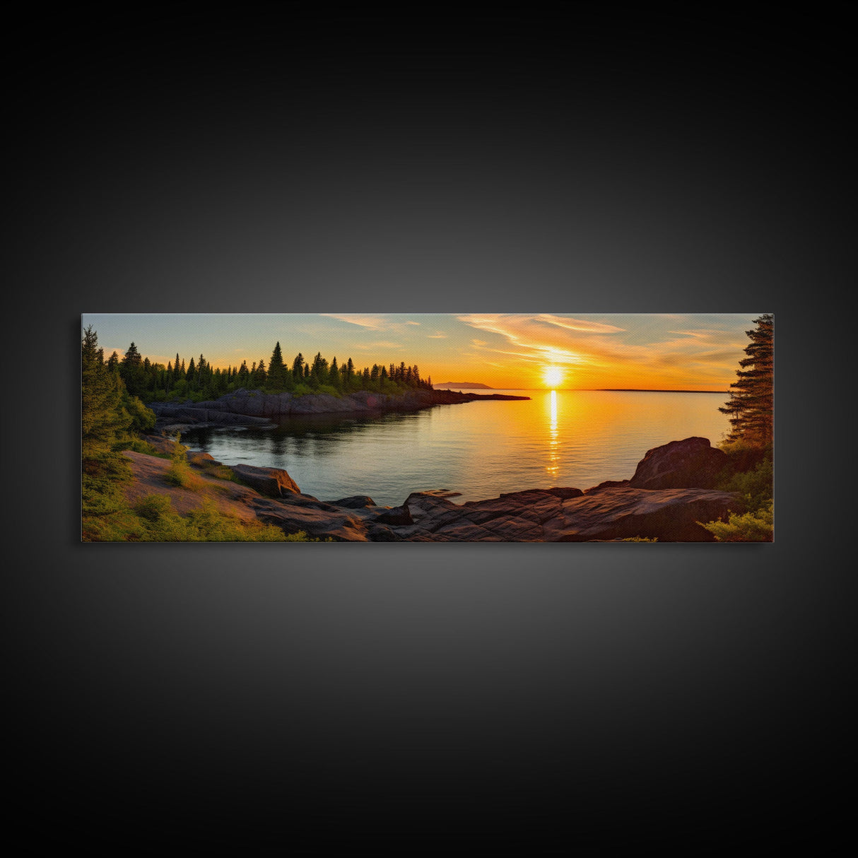 Panoramic Print of Isle Royale National Park, Extra Large Wall Art, Panoramic Wall Art, Panoramic Landscape Print, Landscape Photography