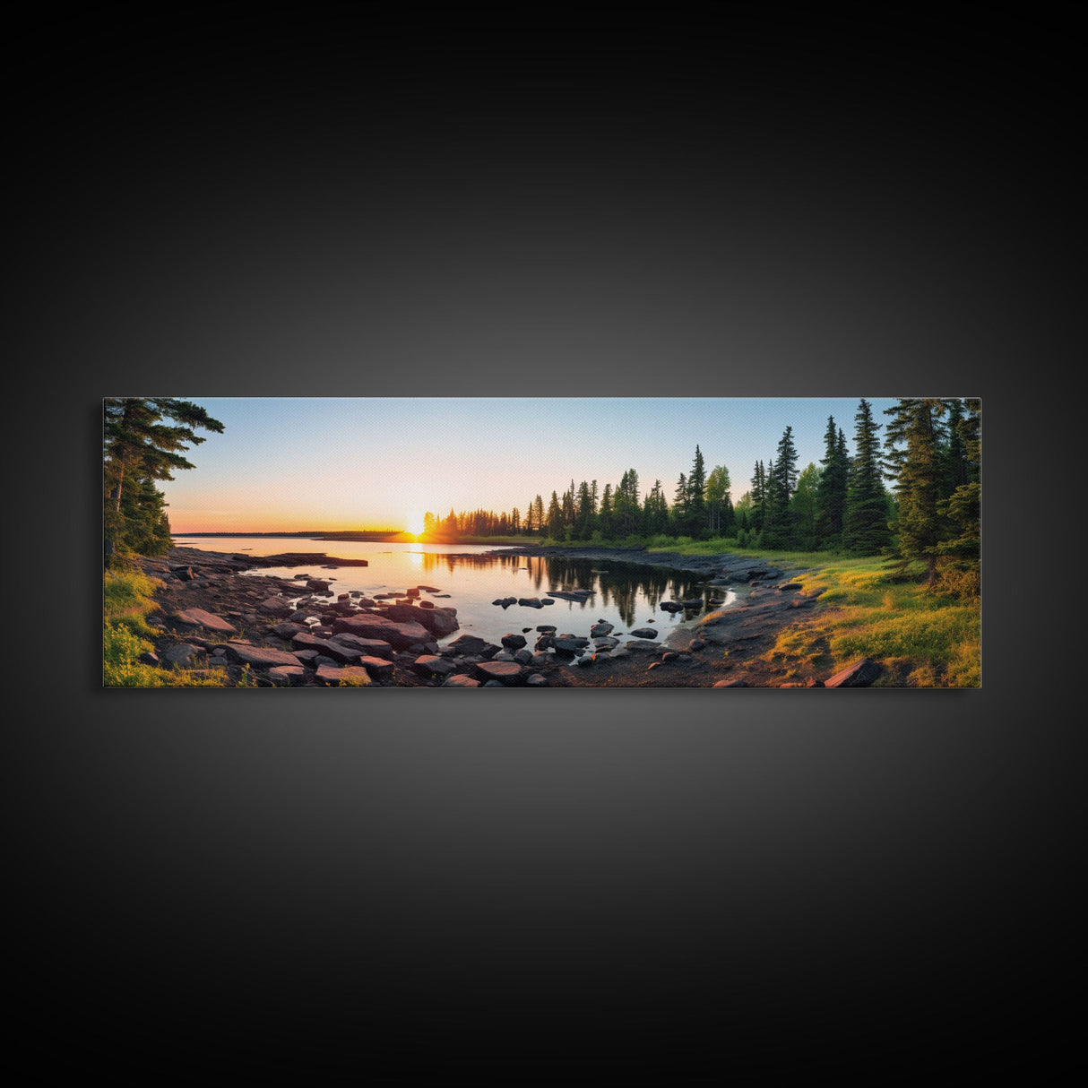 Panoramic of Isle Royale National Park, Extra Large Wall Art, Panoramic Wall Art, Panoramic Print, Landscape Photography Landscape