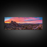 Panoramic Print of Joshua Tree National Park, Extra Large Wall Art, Panoramic Wall Art, Panoramic Landscape Print, Landscape Photography