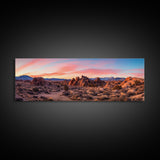 Panoramic of Joshua Tree National Park, Extra Large Wall Art, Panoramic Wall Art, Panoramic Print, Landscape Photography Landscape