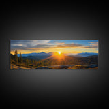 Panoramic of Kings Canyon National Park, Extra Large Wall Art, Panoramic Wall Art, Panoramic Print, Landscape Photography Landscape