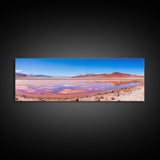 Panoramic Print of Laguna Colorada Salt Flats, Extra Large Wall Art, Panoramic Wall Art, Panoramic Landscape Print, Landscape Photography