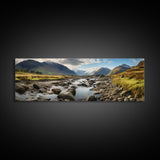 Panoramic Print of Lake District United Kingdom, Extra Large Wall Art, Panoramic Wall Art, Panoramic Landscape Print, Landscape Photography