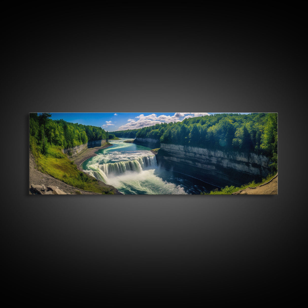 Panoramic Print of Letchworth State Park, Extra Large Wall Art, Panoramic Wall Art, Panoramic Landscape Print, Landscape Photography