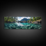 Panoramic Print of Mendenhall Glacier Extra Large Wall Art, Panoramic Wall Art, Panoramic Landscape Print, Landscape Photography