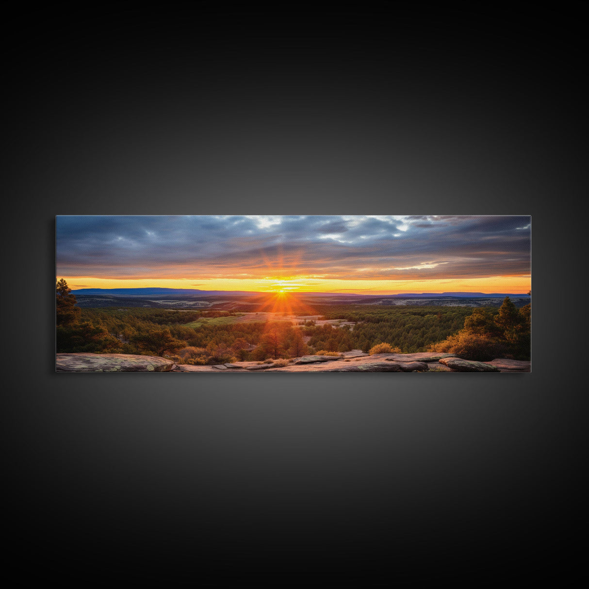 Panoramic Print of Mesa Verde National Park Extra Large Wall Art, Panoramic Wall Art, Panoramic Landscape Print, Landscape Photography