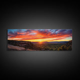 Panoramic Print of Mesa Verde National Park Extra Large Wall Art, Panoramic Wall Art, Panoramic Landscape Print, Landscape Photography