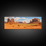 Panoramic Print of Monument Valley Navajo County Extra Large Wall Art, Panoramic Wall Art, Panoramic Landscape Print, Landscape Photography