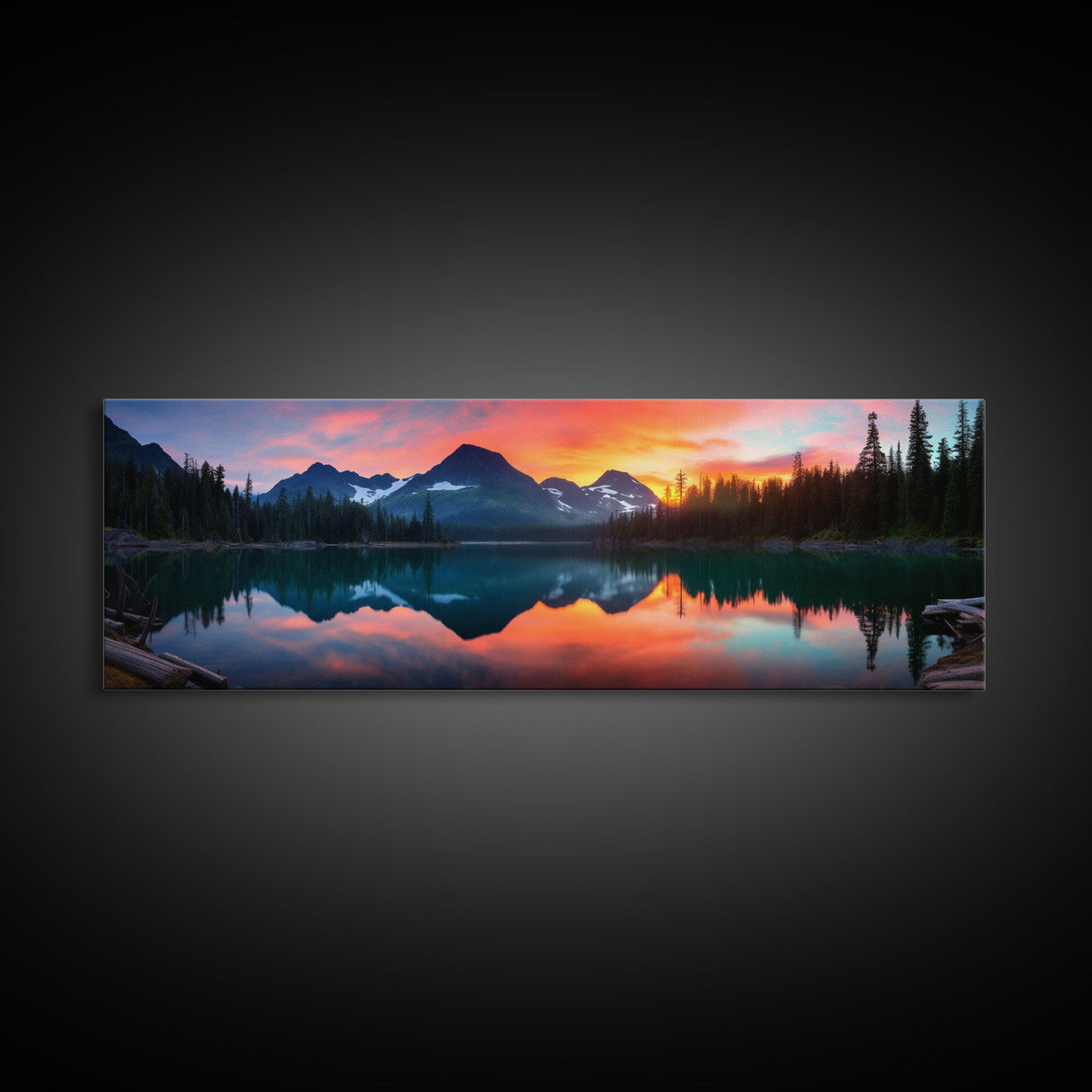 Panoramic Print of North Cascades National Park Extra Large Wall Art, Panoramic Wall Art, Panoramic Landscape Print, Landscape Photography